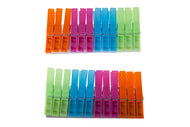Wasknijpers plastic set 24