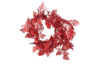 Glitterslinger Leaves rood