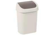 Vuilbak Mistral swing deksel beige