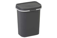 Vuilbak Mistral plat deksel donkergrijs