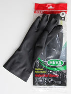 Rubberen werk handschoenen L