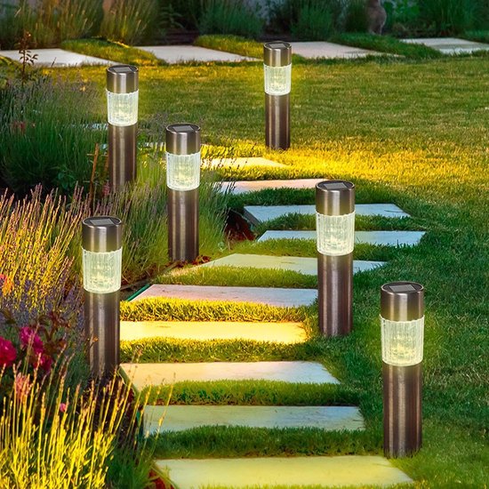 Solar tuinverlichting set van 6