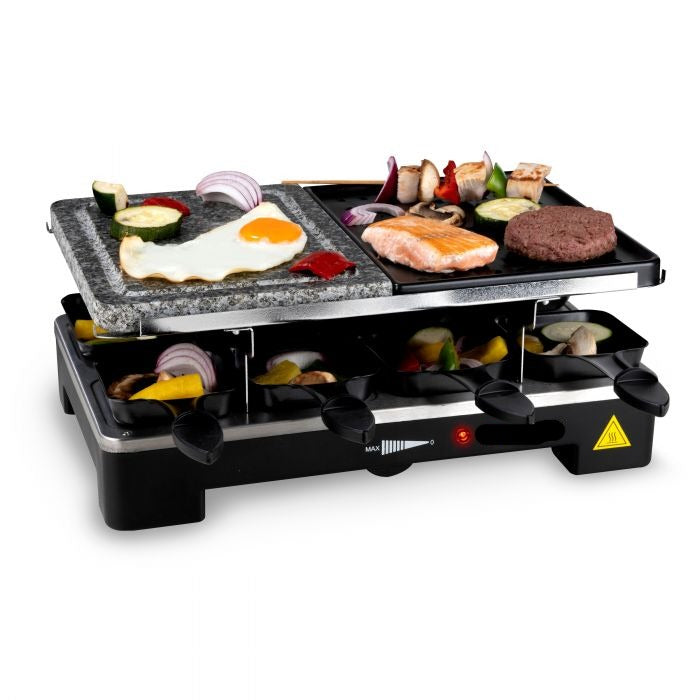 Grill steen raclette 8 personen