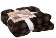 Plaid vacht imitatie