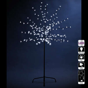 Verlichte bloemen boom koud wit 200LED