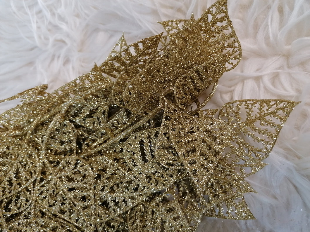 Glitterslinger Leaves goud