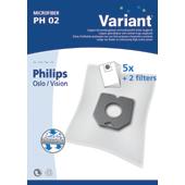 STOFZUIGZAK PHILIPS OSLO VISION 2XF MICROFIBER