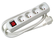 Stekkerdoos 4x16A+knop met kabel