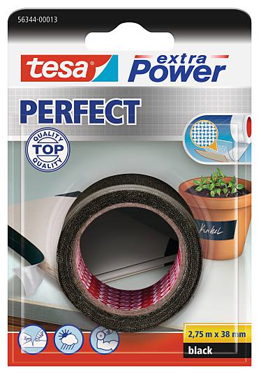 TESA EXTRA POWER PERFECT 2,75X38 ZWART OF WIT