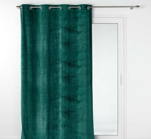 Gordijn velours Jungle emerald 140x240cm
