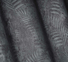 Afbeelding in Gallery-weergave laden, Gordijn velours Jungle black 140x240cm
