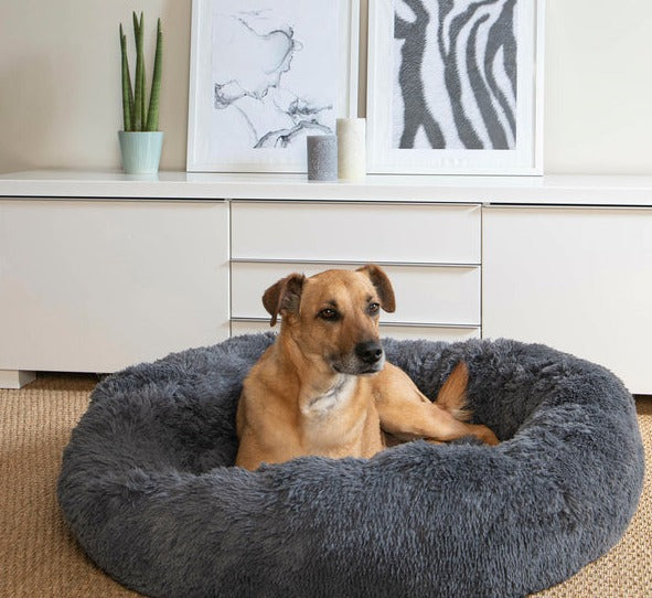 Dierenkussen 95cm super ENKEL NOG BEIGE EN DONKERGRIJS
