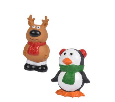 Hondenspeeltje rendier of pinguïn Christmas